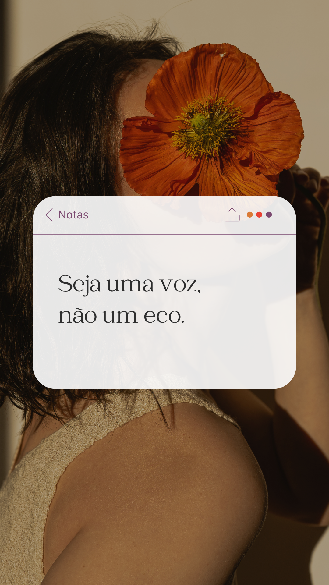 25 Frases Para Fotos Sozinha no Instagram - Frase 10