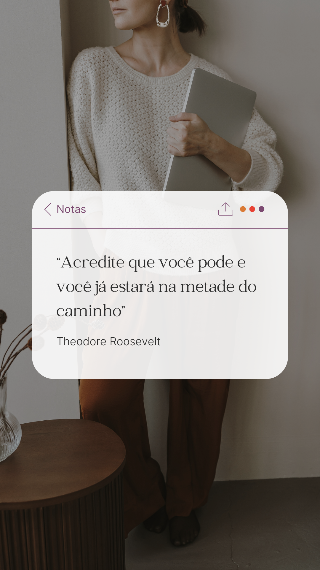 25 Frases Para Fotos Sozinha no Instagram - Frase 7